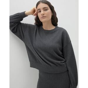Naked Cashmere Maude Crewneck Sweater Quiet Luxury Minimalist Basic - Medium